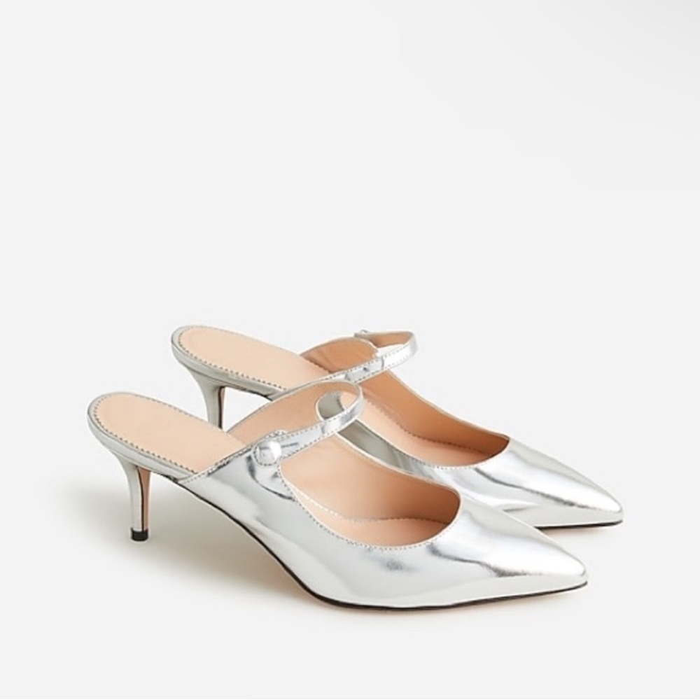 J. Crew Colette mule heels